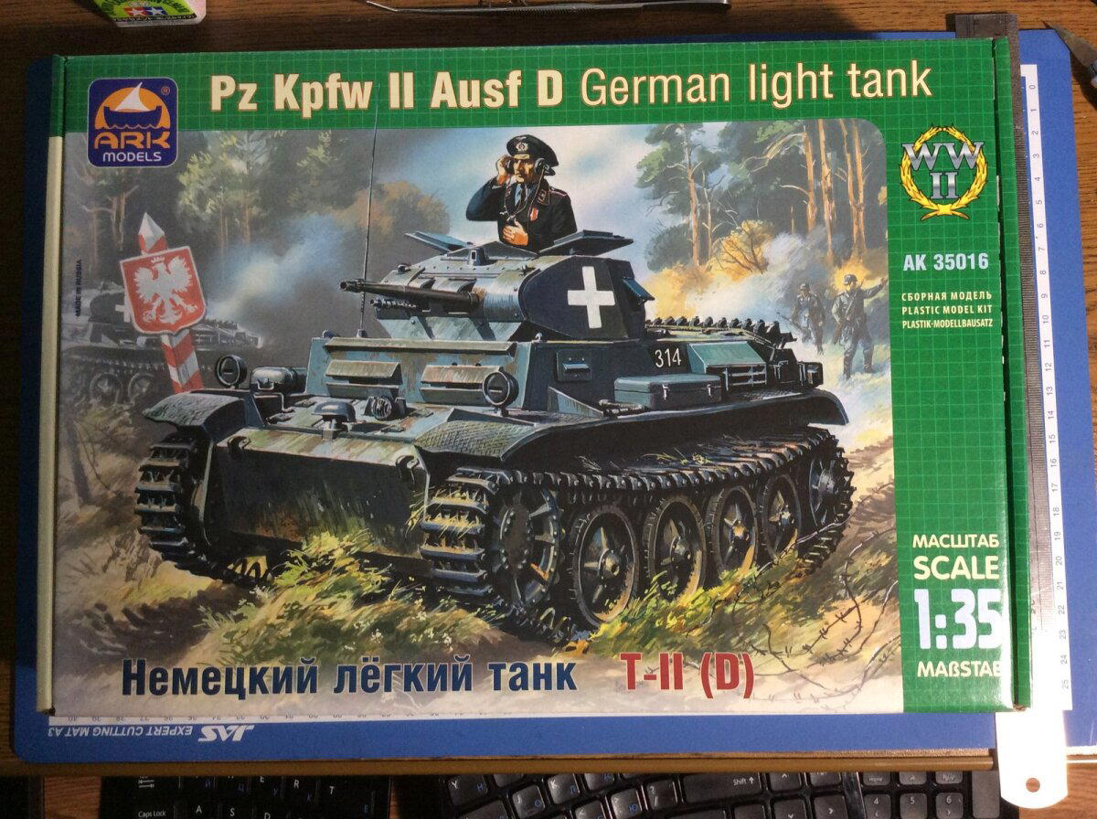 Стендовая модель Pz.Pmfw II ausf D
