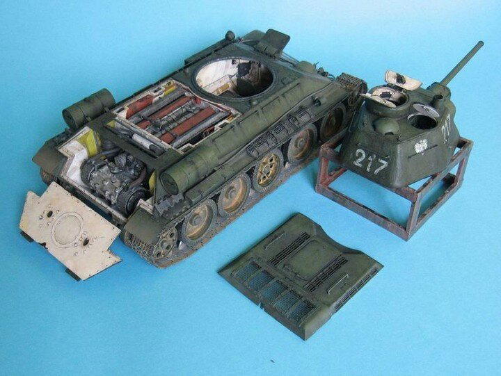Стендовая модель т-34-76