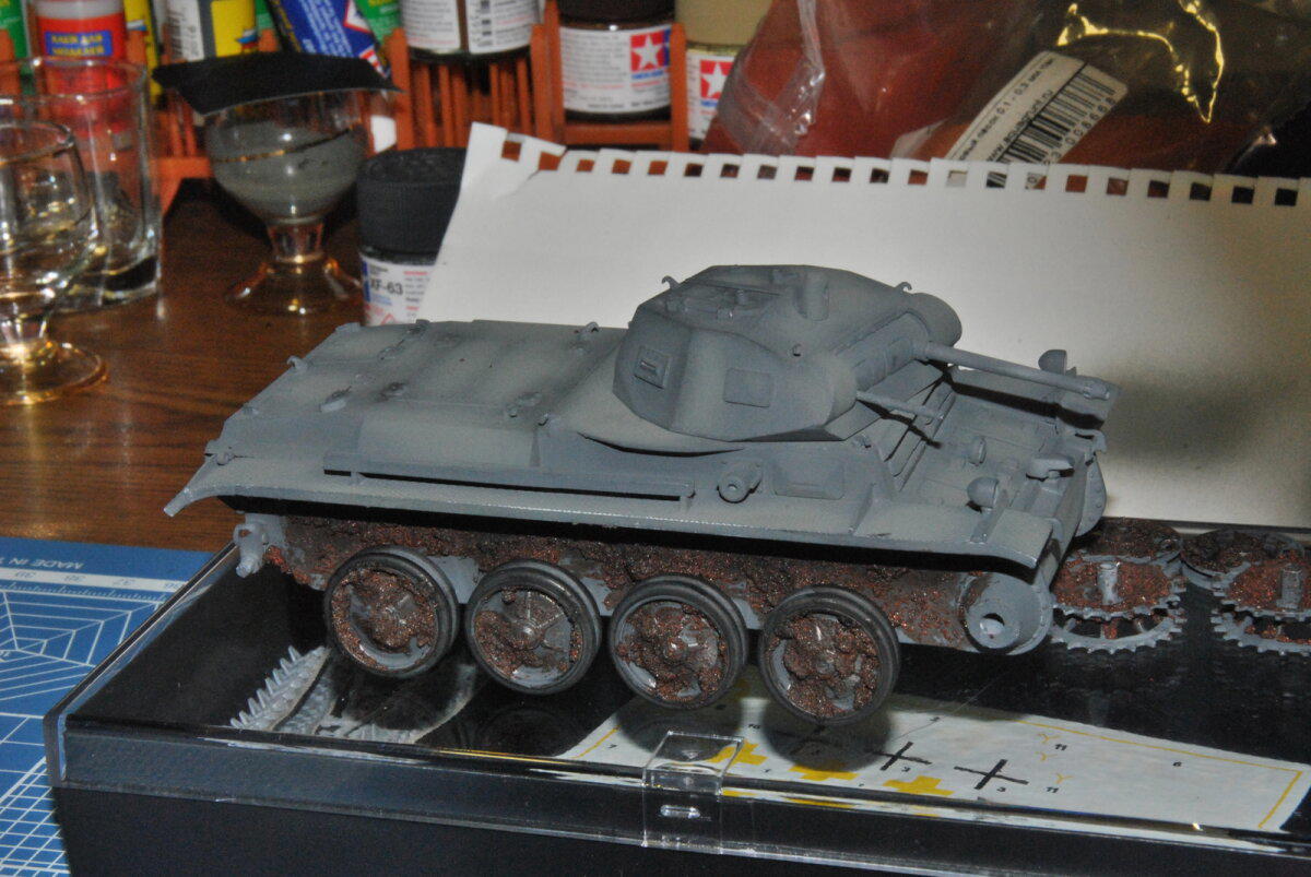 Стендовая модель Pz.Pmfw II ausf D