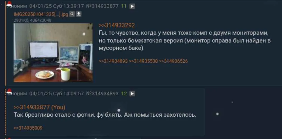 Я случайно вызвал у двачера желание помыться