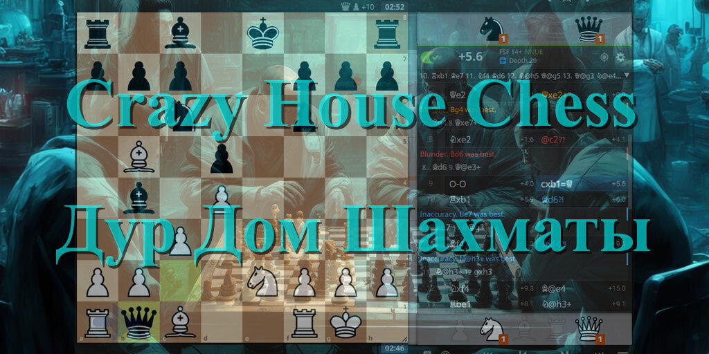 Шахматы. CRAZYHOUSE. Сумасшедший Дом. ДурДом